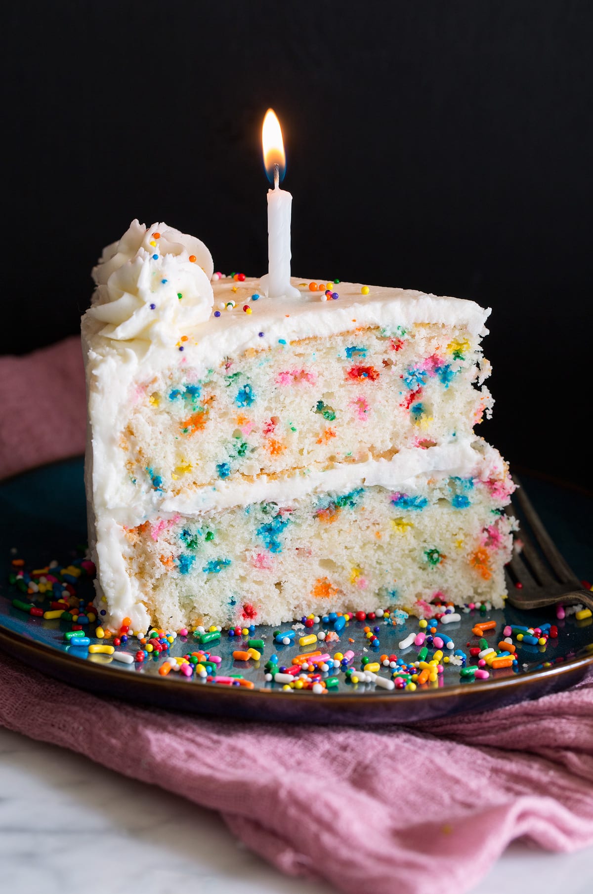 Greatest Birthday Cake Recipe {Funfetti Cake}