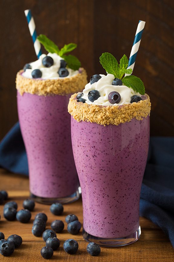 Blueberry Cheesecake Protein Shake – Cooking Elegant