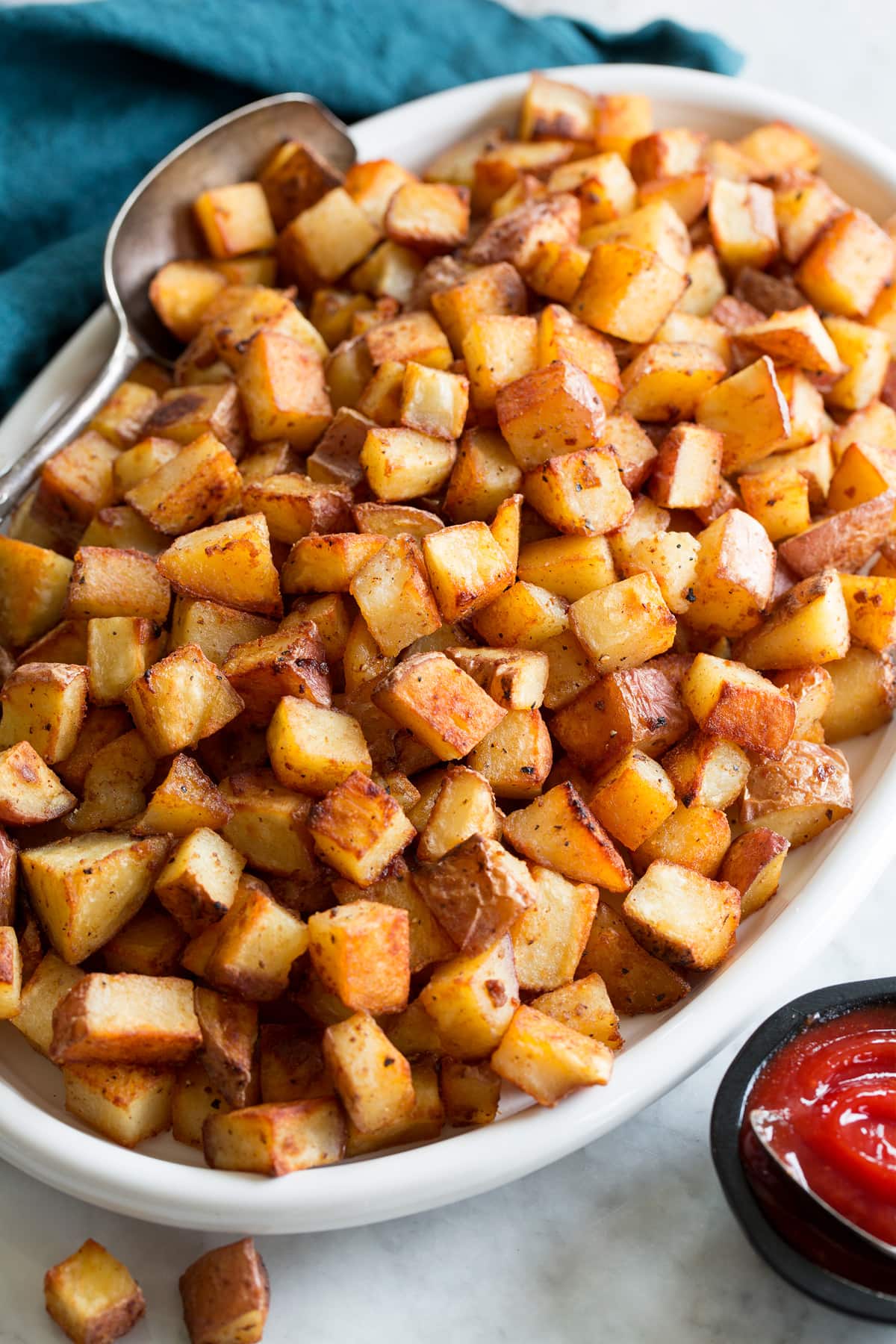 Breakfast Potatoes Recipe {Crispy Oven Baked}