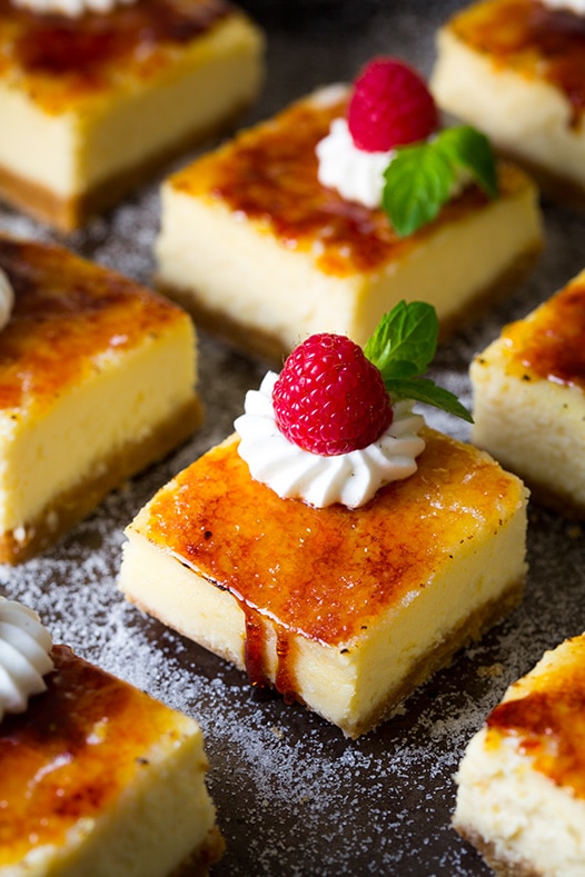 Crème Brûlée Cheesecake Bars – Cooking Stylish