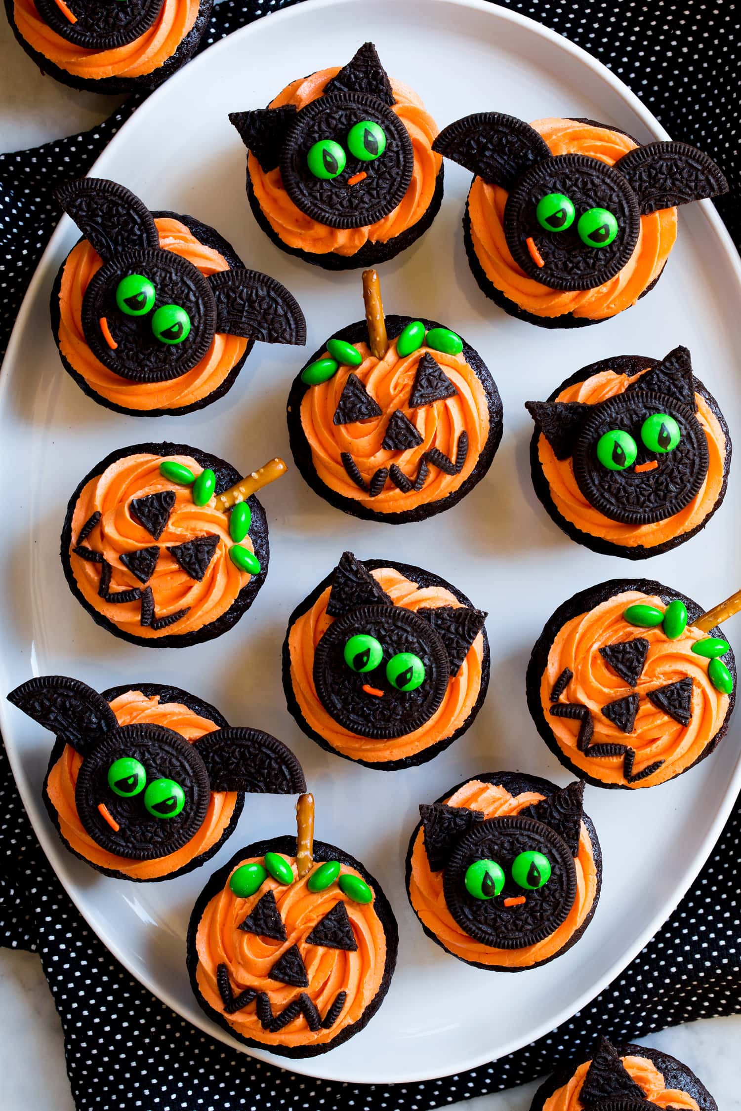 Simple Halloween Cupcakes – Cooking Elegant