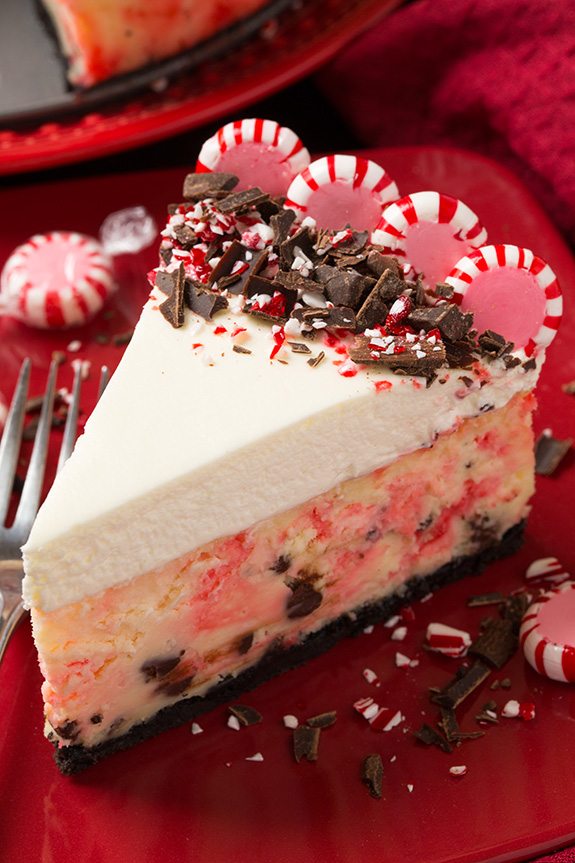 Peppermint Bark Cheesecake – Cooking Stylish