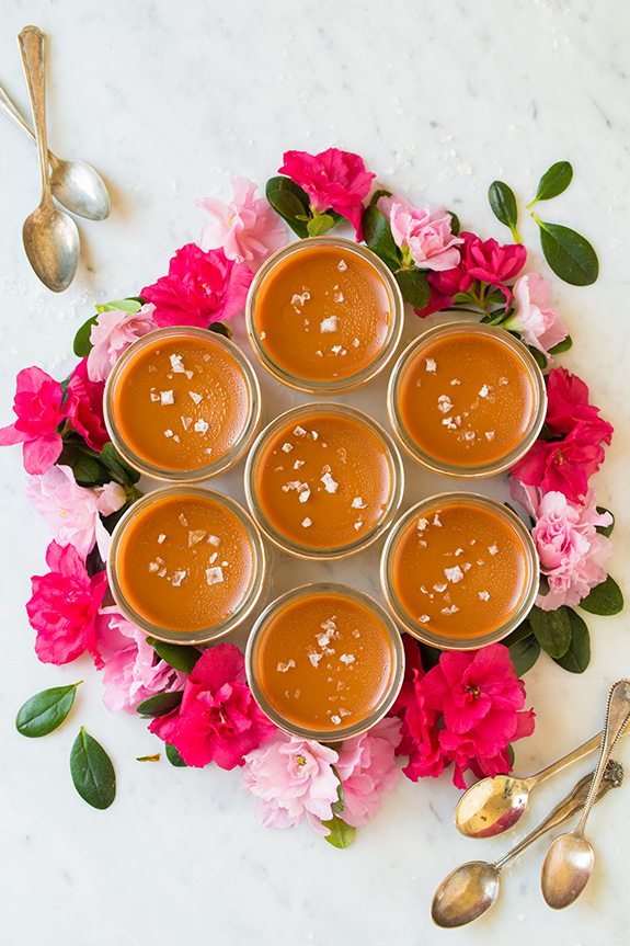 Salted Caramel Pots of Cream