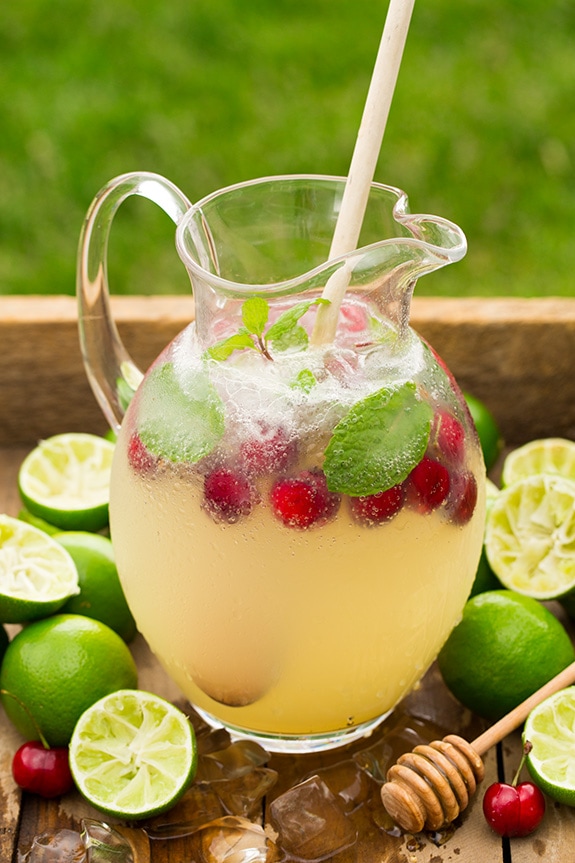 Glowing Limeade with Honey Recipe